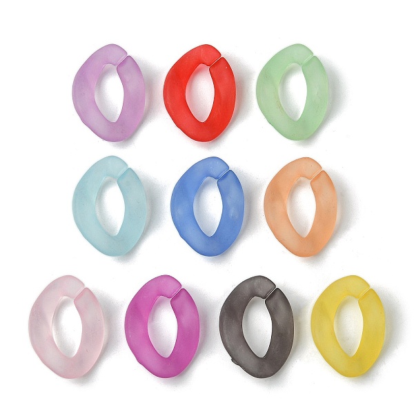 PandaHall Transparent Frosted Acrylic Linking Rings, Quick Link Connectors, Twist Oval, Mixed Color, 22.5x16.5x5mm, Inner Diameter..., Multicolor
PandaHall Transparent Frosted Acrylic Linking Rings, Quick Link Connectors, Twist Oval, Mixed Color, 22.5x16.5x5mm, Inner Diameter..., Multicolor