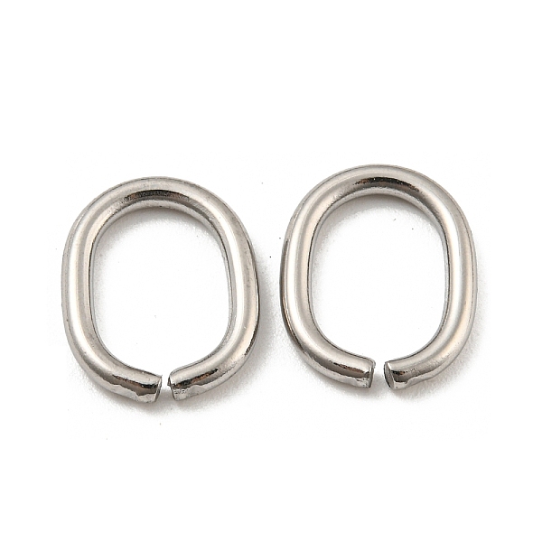 PandaHall 304 Stainless Steel Jump Rings, Open Jump Rings, Oval, Stainless Steel Color, 12 Gauge, 13.5x11x2mm, Inner Diameter: 11x7mm 304...
PandaHall 304 Stainless Steel Jump Rings, Open Jump Rings, Oval, Stainless Steel Color, 12 Gauge, 13.5x11x2mm, Inner Diameter: 11x7mm 304...