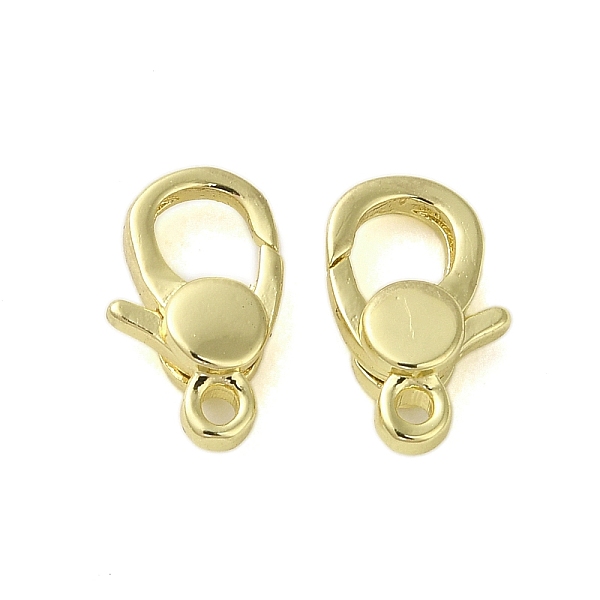 PandaHall Brass Lobster Claw Clasps, Flat Round, Golden, 11x7x3mm, Hole: 1.2mm Brass Flat Round
PandaHall Brass Lobster Claw Clasps, Flat Round, Golden, 11x7x3mm, Hole: 1.2mm Brass Flat Round