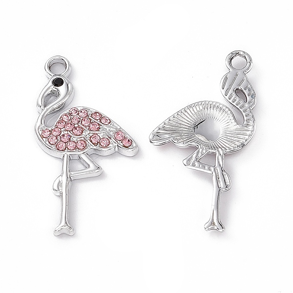 PandaHall Alloy Rhinestone Pendants, Flamingo Charm, Platinum, Light Padparadscha, 28x15x2.5mm, Hole: 2mm Acrylic+Rhinestone Other Animal..., Pink
PandaHall Alloy Rhinestone Pendants, Flamingo Charm, Platinum, Light Padparadscha, 28x15x2.5mm, Hole: 2mm Acrylic+Rhinestone Other Animal..., Pink