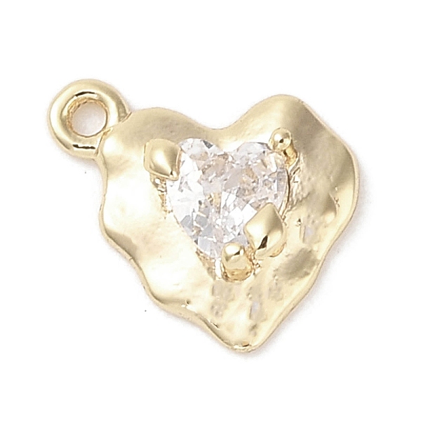 PandaHall Brass Micro Pave Clear Cubic Zirconia Charms, Heart Charm, Real 18K Gold Plated, 9x11x3mm, Hole: 1mm Brass+Cubic Zirconia Heart...
PandaHall Brass Micro Pave Clear Cubic Zirconia Charms, Heart Charm, Real 18K Gold Plated, 9x11x3mm, Hole: 1mm Brass+Cubic Zirconia Heart...