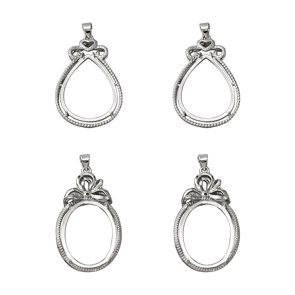 PandaHall 4 Pcs 2 Styles Brass Blank Pendant Trays, Teardrop/Oval Shape Open Back Bezel Trays Pendant Cabochon Base Settings for DIY Craft...
PandaHall 4 Pcs 2 Styles Brass Blank Pendant Trays, Teardrop/Oval Shape Open Back Bezel Trays Pendant Cabochon Base Settings for DIY Craft...