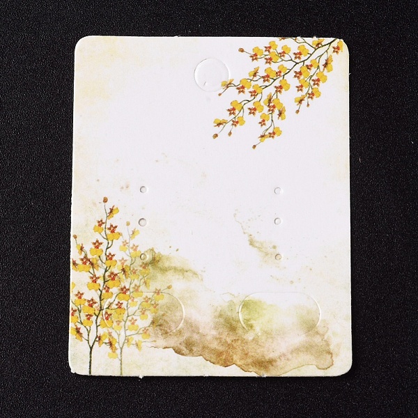 PandaHall Paper Jewelry Display Cards, for Hanging Earring Display, Rectangle with Tree, White, 50x40x0.3mm, Hole: 5.3mm Paper Rectangle...
PandaHall Paper Jewelry Display Cards, for Hanging Earring Display, Rectangle with Tree, White, 50x40x0.3mm, Hole: 5.3mm Paper Rectangle...