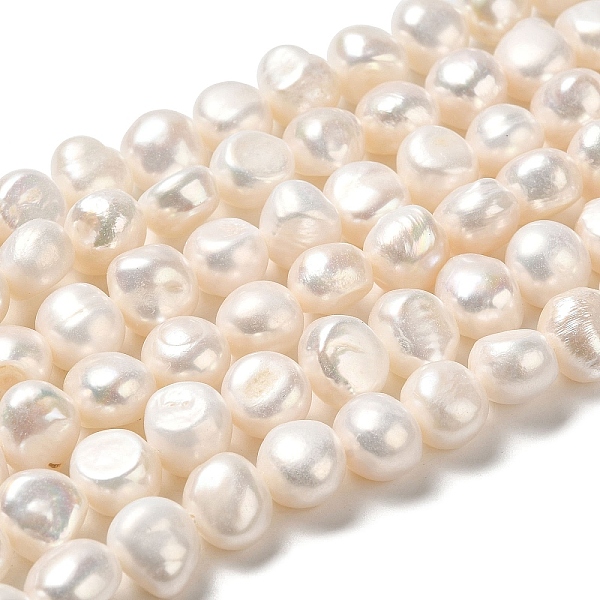 PandaHall Natural Cultured Freshwater Pearl Beads Strands, Two Side Polished, Seashell Color, 9~10.5x10~11x7~8mm, Hole: 0.5mm, about...
PandaHall Natural Cultured Freshwater Pearl Beads Strands, Two Side Polished, Seashell Color, 9~10.5x10~11x7~8mm, Hole: 0.5mm, about...