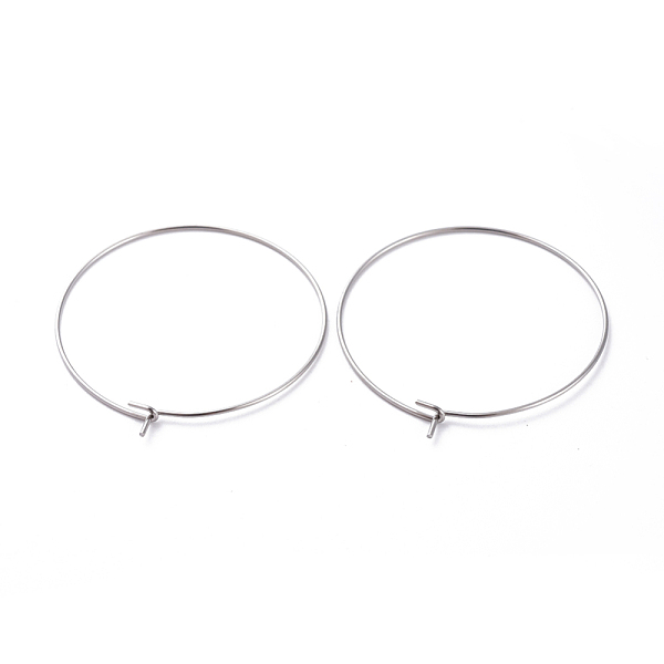 PandaHall 316 Surgical Stainless Steel Hoop Earring Findings, Wine Glass Charms Findings, Stainless Steel Color, 35x0.7mm, 21 Gauge 316...
PandaHall 316 Surgical Stainless Steel Hoop Earring Findings, Wine Glass Charms Findings, Stainless Steel Color, 35x0.7mm, 21 Gauge 316...