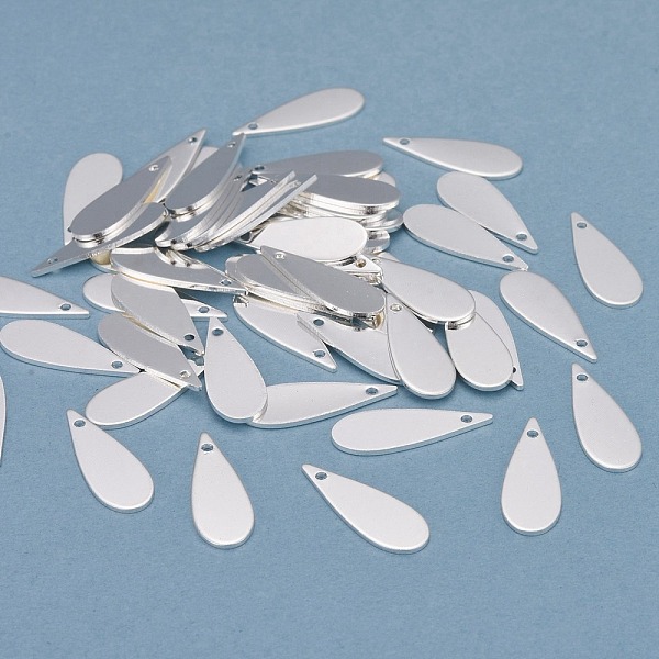 PandaHall Brass Charms, Teardrop, 925 Sterling Silver Plated, 19x7x1mm, Hole: 1.2mm Brass Teardrop
PandaHall Brass Charms, Teardrop, 925 Sterling Silver Plated, 19x7x1mm, Hole: 1.2mm Brass Teardrop