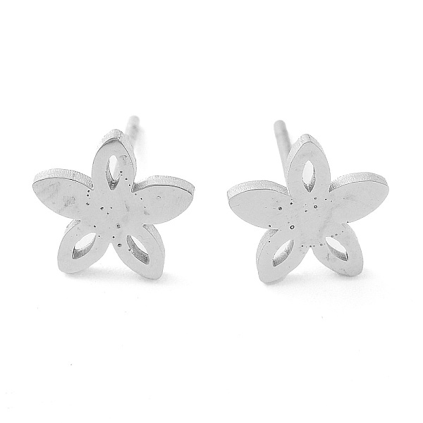 PandaHall 304 Stainless Steel Stud Earrings, Flower, Stainless Steel Color, 9x9mm 304 Stainless Steel Flower
PandaHall 304 Stainless Steel Stud Earrings, Flower, Stainless Steel Color, 9x9mm 304 Stainless Steel Flower