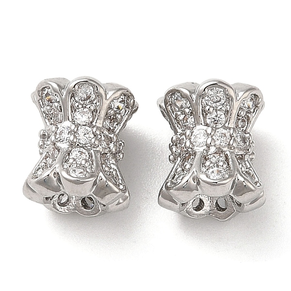 PandaHall Brass Micro Pave Cubic Zirconia Beads, Column, Platinum, 8.5x7.5mm, Hole: 2mm Brass+Cubic Zirconia Column Clear
PandaHall Brass Micro Pave Cubic Zirconia Beads, Column, Platinum, 8.5x7.5mm, Hole: 2mm Brass+Cubic Zirconia Column Clear