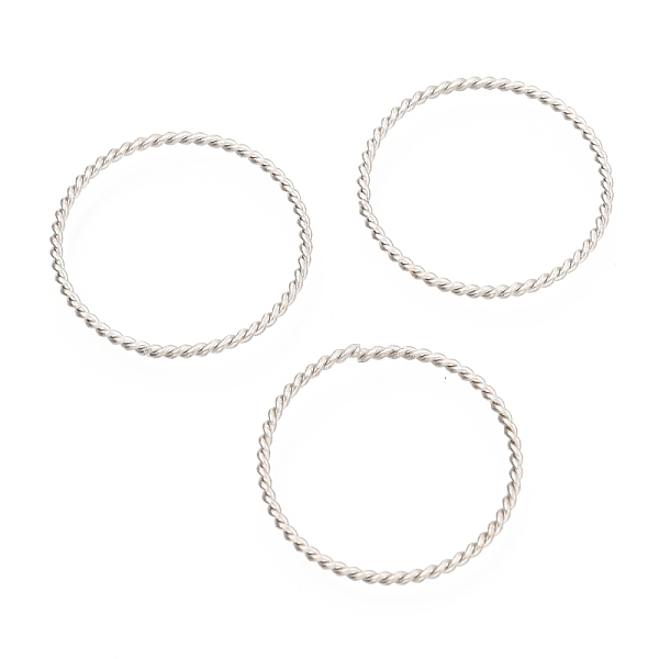 PandaHall 304 Stainless Steel Open Jump Rings, Twist Rings, Stainless Steel Color, 20x1mm, Inner Diameter: 18mm 304 Stainless Steel
PandaHall 304 Stainless Steel Open Jump Rings, Twist Rings, Stainless Steel Color, 20x1mm, Inner Diameter: 18mm 304 Stainless Steel