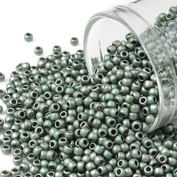 PandaHall TOHO Round Seed Beads, Japanese Seed Beads, Matte, (512F) High Metallic Frost Blue Haze, 11/0, 2.2mm, Hole: 0.8mm, about...
PandaHall TOHO Round Seed Beads, Japanese Seed Beads, Matte, (512F) High Metallic Frost Blue Haze, 11/0, 2.2mm, Hole: 0.8mm, about...