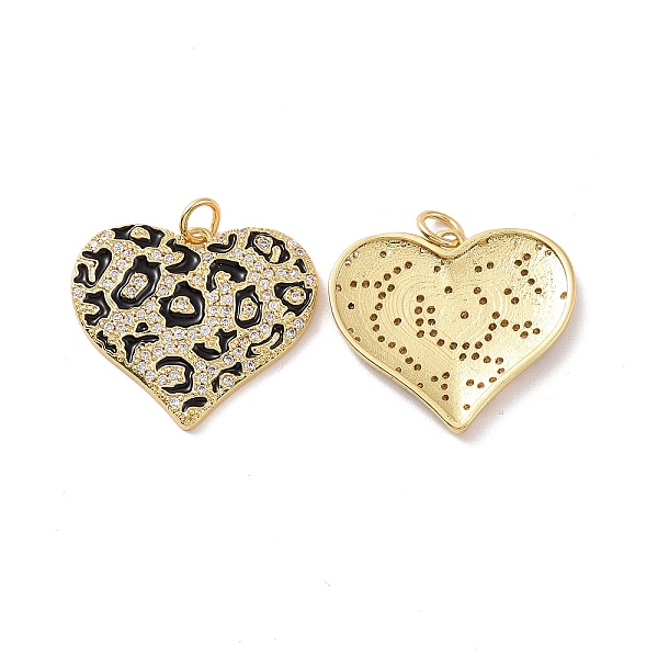 PandaHall Heart with Leopard Print Pattern Brass Micro Pave Clear Cubic Zirconia Charms, with Jump Rings and Enamel, Cadmium Free & Nickel...
PandaHall Heart with Leopard Print Pattern Brass Micro Pave Clear Cubic Zirconia Charms, with Jump Rings and Enamel, Cadmium Free & Nickel...