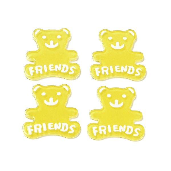 PandaHall Acrylic Cabochons, Bear with Word Friends, Yellow, 31.5x29x2mm Acrylic Bear Yellow
PandaHall Acrylic Cabochons, Bear with Word Friends, Yellow, 31.5x29x2mm Acrylic Bear Yellow