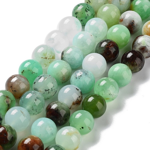 PandaHall Natural Chrysoprase Beads Strands, Round, Grade AB, 10mm, Hole: 1mm, about 39pcs/strand, 15.35 inch(39cm) Chrysoprase Round
PandaHall Natural Chrysoprase Beads Strands, Round, Grade AB, 10mm, Hole: 1mm, about 39pcs/strand, 15.35 inch(39cm) Chrysoprase Round