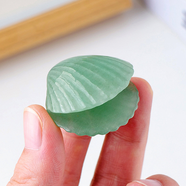 PandaHall Natural Green Aventurine Display Decorations, for Home Office Desk, Shell Shape, 30~35mm Green Aventurine Shell Shape
PandaHall Natural Green Aventurine Display Decorations, for Home Office Desk, Shell Shape, 30~35mm Green Aventurine Shell Shape