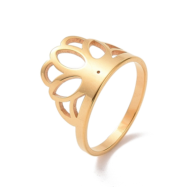 PandaHall Ion Plating(IP) 201 Stainless Steel Crown Finger Ring, Hollow Wide Ring for Women, Golden, US Size 6 1/2(16.9mm) 201 Stainless...
PandaHall Ion Plating(IP) 201 Stainless Steel Crown Finger Ring, Hollow Wide Ring for Women, Golden, US Size 6 1/2(16.9mm) 201 Stainless...