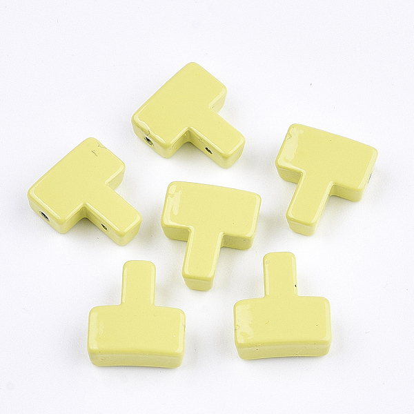 PandaHall Spray Painted Alloy Multi-Strand Links, For Tile Elastic Bracelets Making, T Shape, Light Khaki, 11x12x4mm, Hole: 1mm Alloy Letter
PandaHall Spray Painted Alloy Multi-Strand Links, For Tile Elastic Bracelets Making, T Shape, Light Khaki, 11x12x4mm, Hole: 1mm Alloy Letter