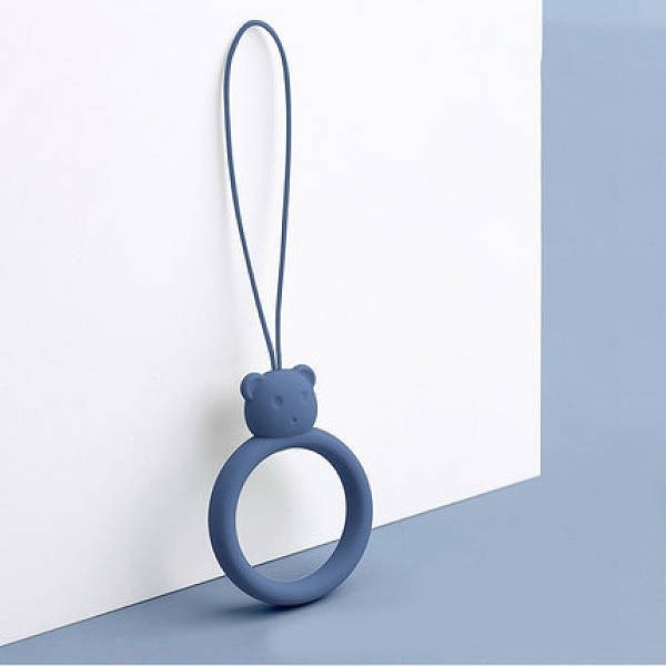PandaHall Ring with Bear Shapes Silicone Mobile Phone Finger Rings, Finger Ring Short Hanging Lanyards, Marine Blue, 9.5~10cm, Ring...
PandaHall Ring with Bear Shapes Silicone Mobile Phone Finger Rings, Finger Ring Short Hanging Lanyards, Marine Blue, 9.5~10cm, Ring...