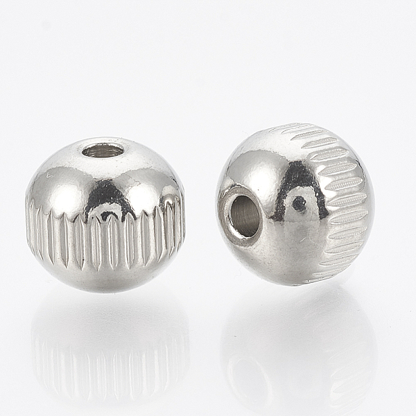 PandaHall 304 Stainless Steel Spacer Beads, Round, Stainless Steel Color, 4x3mm, Hole: 1.6mm 304 Stainless Steel Round
PandaHall 304 Stainless Steel Spacer Beads, Round, Stainless Steel Color, 4x3mm, Hole: 1.6mm 304 Stainless Steel Round