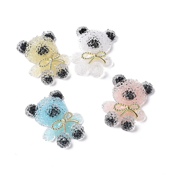 PandaHall Opaque Resin Cabochons, Bear with Bowknot, for DIY Craft Making, Mixed Color, 32.5x25x9.5mm Resin Bear Multicolor
PandaHall Opaque Resin Cabochons, Bear with Bowknot, for DIY Craft Making, Mixed Color, 32.5x25x9.5mm Resin Bear Multicolor
