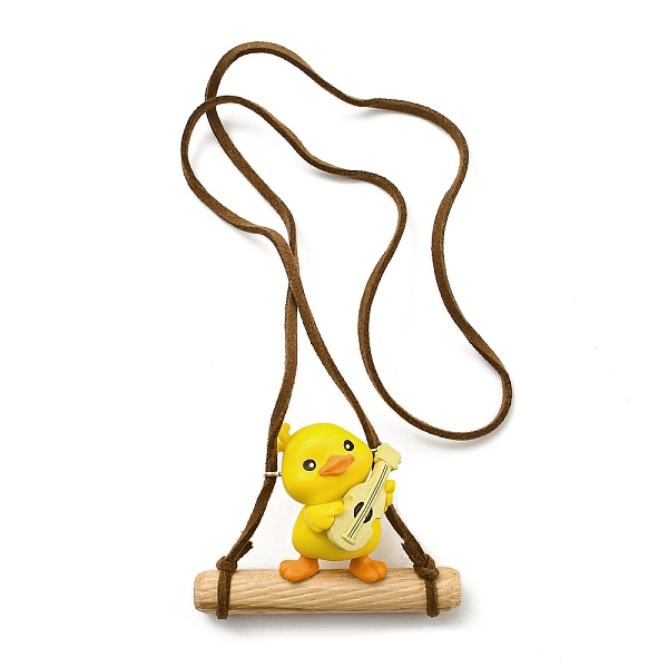 PandaHall Cute Plastic Swinging Guitar Duck Pendant Decorations, for Car Interiors Hanging Ornaments, Yellow, 300mm, pendant: 47.5x60x28mm...
PandaHall Cute Plastic Swinging Guitar Duck Pendant Decorations, for Car Interiors Hanging Ornaments, Yellow, 300mm, pendant: 47.5x60x28mm...