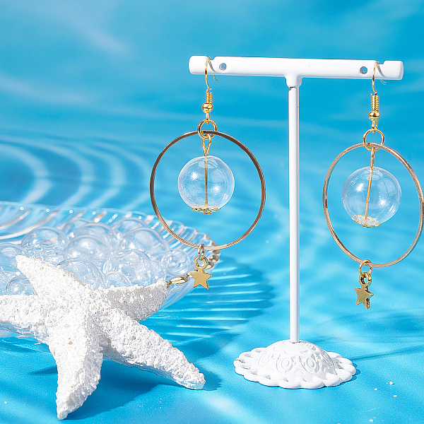 PandaHall 32pcs 4 Sizes Mini Glass Globe Bottle, 10/12/16/18mm Round Clear Ball Charms Double Hole Wish Ball Pendants for DIY Necklace...
PandaHall 32pcs 4 Sizes Mini Glass Globe Bottle, 10/12/16/18mm Round Clear Ball Charms Double Hole Wish Ball Pendants for DIY Necklace...