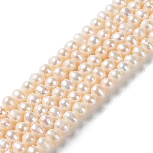 PandaHall Natural Cultured Freshwater Pearl Beads Strands, Potato, Grade 2A, PapayaWhip, 4~5.5x4~4.5mm, Hole: 0.5mm, about 76pcs/strand..., Orange
PandaHall Natural Cultured Freshwater Pearl Beads Strands, Potato, Grade 2A, PapayaWhip, 4~5.5x4~4.5mm, Hole: 0.5mm, about 76pcs/strand..., Orange