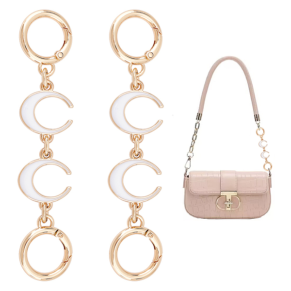 PandaHall UNICRAFTALE 2 Pcs Bag Extender Chain Moon Shape Purse Strap Extender for Shoulder Bag White Alloy Chain Strap Extender Replacement...
PandaHall UNICRAFTALE 2 Pcs Bag Extender Chain Moon Shape Purse Strap Extender for Shoulder Bag White Alloy Chain Strap Extender Replacement...