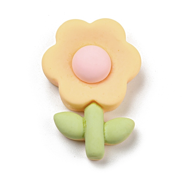 PandaHall Opaque Resin Cabochons, Frosted Sunflower, Pale Goldenrod, 34x24x8.5mm Resin Flower
PandaHall Opaque Resin Cabochons, Frosted Sunflower, Pale Goldenrod, 34x24x8.5mm Resin Flower