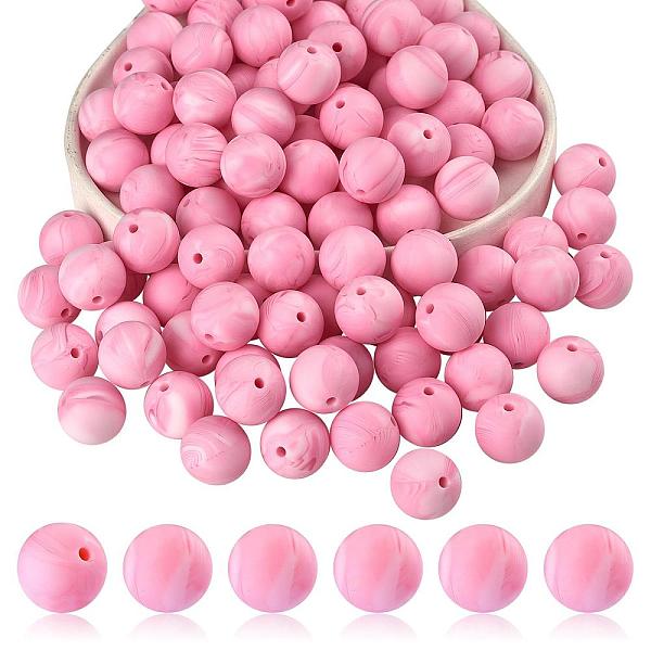 PandaHall 20Pcs Round Solid Color Silicone Beads, Chewing Beads For Teethers, DIY Nursing Necklaces Making, Flamingo, 15mm, Hole: 1.8mm..., Pink
PandaHall 20Pcs Round Solid Color Silicone Beads, Chewing Beads For Teethers, DIY Nursing Necklaces Making, Flamingo, 15mm, Hole: 1.8mm..., Pink
