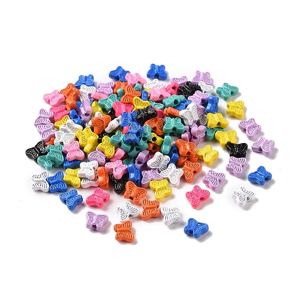 PandaHall Spray Painted Alloy Beads, Butterfly, Mixed Color, 5x6.5x3mm, Hole: 1.2mm Alloy Butterfly Multicolor
PandaHall Spray Painted Alloy Beads, Butterfly, Mixed Color, 5x6.5x3mm, Hole: 1.2mm Alloy Butterfly Multicolor