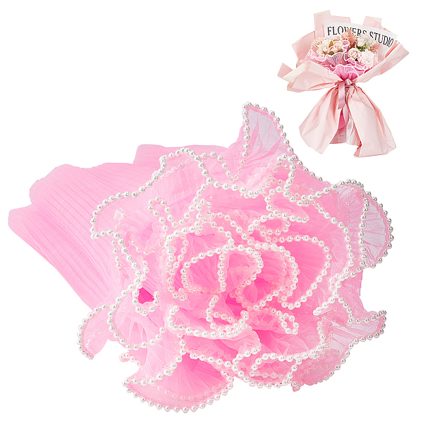 PandaHall 4.5 Yards Polyester Pleated Lace Trim, Ruffled Lace Ribbon with Plastic Pearl Edge, for Bouquet Decor, Hot Pink, 10-5/8 inch...
PandaHall 4.5 Yards Polyester Pleated Lace Trim, Ruffled Lace Ribbon with Plastic Pearl Edge, for Bouquet Decor, Hot Pink, 10-5/8 inch...