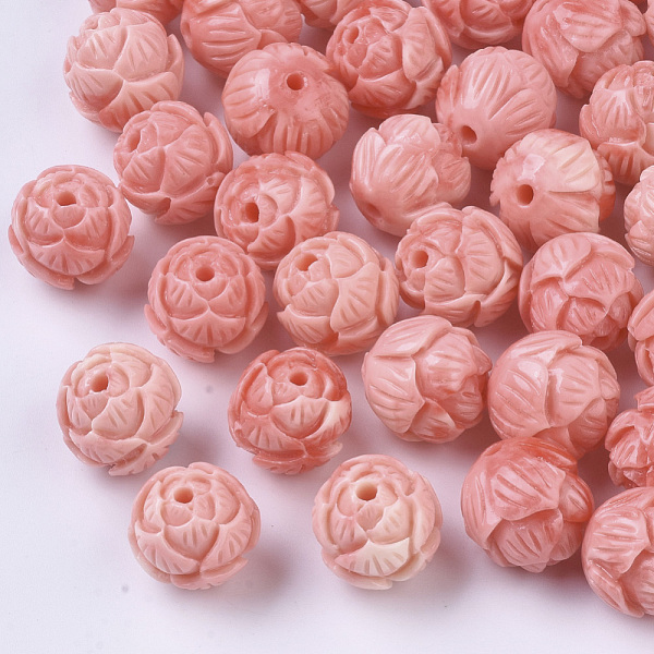 PandaHall Synthetic Coral Beads, Dyed, Two Tone, Lotus, Light Coral, 12x12~13mm, Hole: 1.6mm Synthetic Coral Flower Red
PandaHall Synthetic Coral Beads, Dyed, Two Tone, Lotus, Light Coral, 12x12~13mm, Hole: 1.6mm Synthetic Coral Flower Red