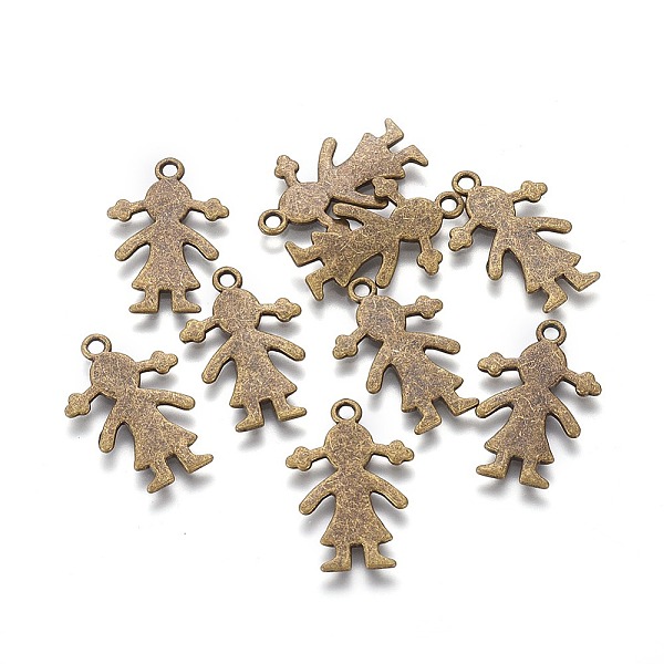 PandaHall Tibetan Style Alloy Pendants, Cadmium Free & Nickel Free & Lead Free, Girl Silhouette Pendants, Antique Bronze, 27x18x1mm, Hole...
PandaHall Tibetan Style Alloy Pendants, Cadmium Free & Nickel Free & Lead Free, Girl Silhouette Pendants, Antique Bronze, 27x18x1mm, Hole...
