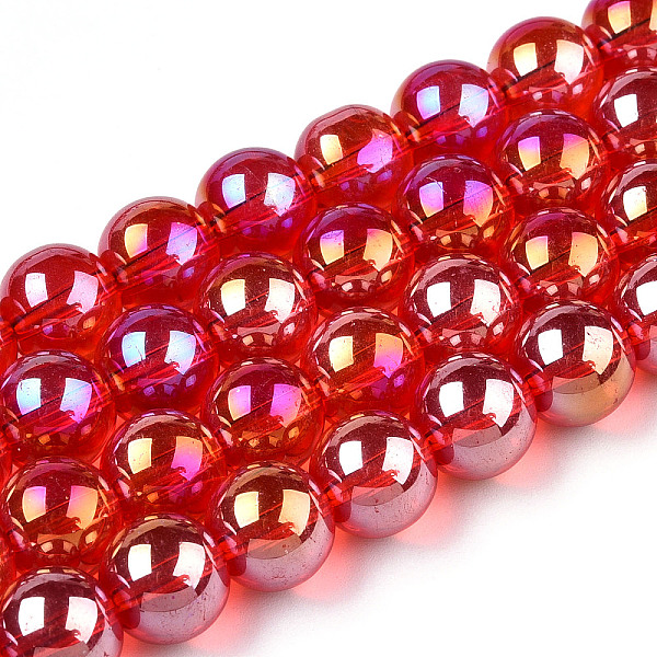 PandaHall Electroplate Transparent Glass Beads Strands, AB Color Plated, Round, Red, 9.5~10mm, Hole: 1.5mm, about 40~42pcs/strand...
PandaHall Electroplate Transparent Glass Beads Strands, AB Color Plated, Round, Red, 9.5~10mm, Hole: 1.5mm, about 40~42pcs/strand...