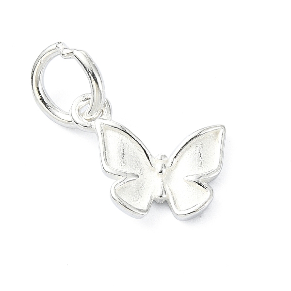 PandaHall 925 Sterling Silver Butterfly Charms, with Jump Rings & 925 Stamp, Silver, 8x10x1mm, Hole: 4mm Sterling Silver Butterfly
PandaHall 925 Sterling Silver Butterfly Charms, with Jump Rings & 925 Stamp, Silver, 8x10x1mm, Hole: 4mm Sterling Silver Butterfly