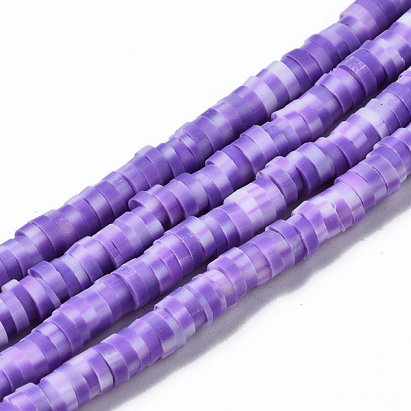 PandaHall Handmade Polymer Clay Beads Strands, for DIY Jewelry Crafts Supplies, Heishi Beads, Disc/Flat Round, Medium Purple, 6x0.5~1mm...
PandaHall Handmade Polymer Clay Beads Strands, for DIY Jewelry Crafts Supplies, Heishi Beads, Disc/Flat Round, Medium Purple, 6x0.5~1mm...