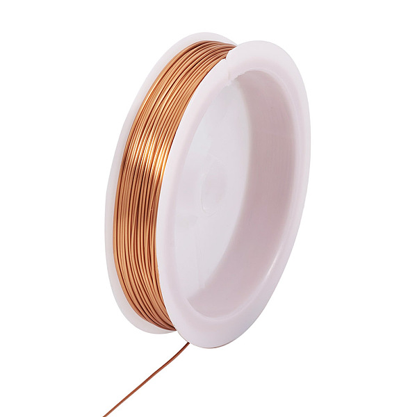 PandaHall Copper Wire, Round, for Jewelry Making, Raw(Unplated), 22 Gauge, 0.6mm, about 59.06 Feet(18m)/Roll Copper Round
PandaHall Copper Wire, Round, for Jewelry Making, Raw(Unplated), 22 Gauge, 0.6mm, about 59.06 Feet(18m)/Roll Copper Round