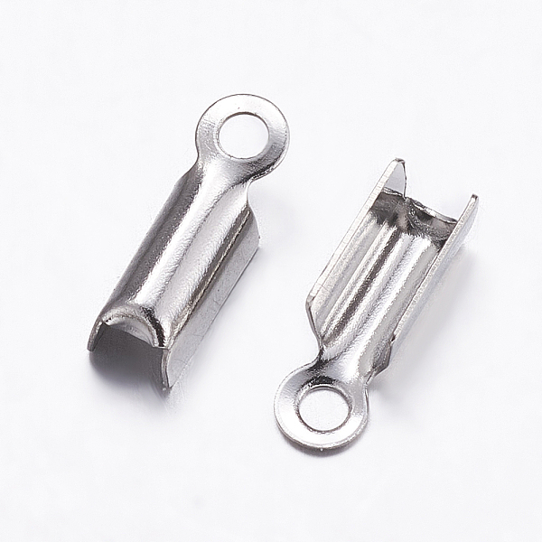 PandaHall 304 Stainless Steel Folding Crimp Ends, Fold Over Crimp Cord Ends, Stainless Steel Color, 8x2.5x2.5mm, Hole: 1mm 304 Stainless...
PandaHall 304 Stainless Steel Folding Crimp Ends, Fold Over Crimp Cord Ends, Stainless Steel Color, 8x2.5x2.5mm, Hole: 1mm 304 Stainless...
