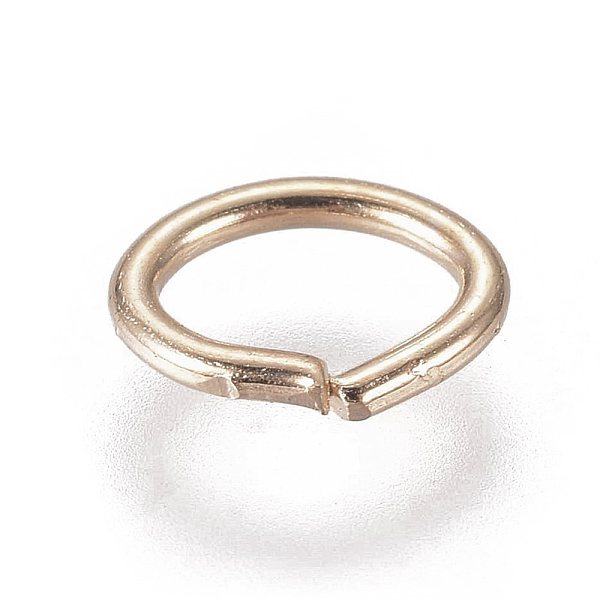 PandaHall Iron Jump Rings, Oval, Open Jump Rings, Golden, 5x4x0.6mm, Inner Diameter: 2.5x4mm, 300pcs/bag Iron Oval
PandaHall Iron Jump Rings, Oval, Open Jump Rings, Golden, 5x4x0.6mm, Inner Diameter: 2.5x4mm, 300pcs/bag Iron Oval
