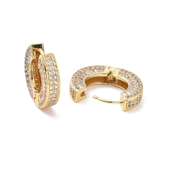 PandaHall Clear Cubic Zirconia Hinged Hoop Earrings, Brass Jewelry for Women, Cadmium Free & Lead Free, Golden, 17x17.5~18x4mm, Pin: 0.8mm...
PandaHall Clear Cubic Zirconia Hinged Hoop Earrings, Brass Jewelry for Women, Cadmium Free & Lead Free, Golden, 17x17.5~18x4mm, Pin: 0.8mm...