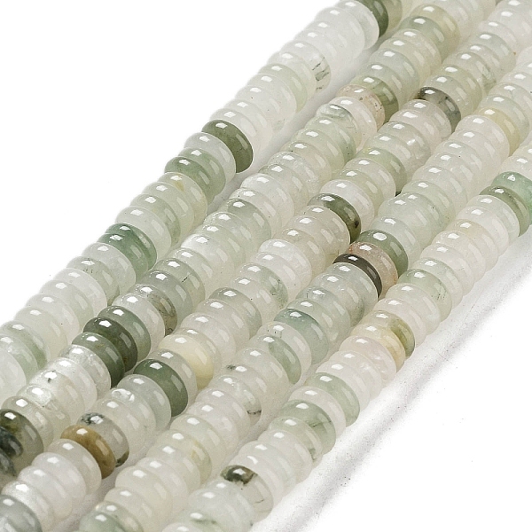 PandaHall Natural Jade Beads Strands, Rondelle, 6~6.5x2~2.5mm, Hole: 1.2mm, about 156~158pcs/strand, 15.12~15.20 inch(38.4~38.6cm) Other...
PandaHall Natural Jade Beads Strands, Rondelle, 6~6.5x2~2.5mm, Hole: 1.2mm, about 156~158pcs/strand, 15.12~15.20 inch(38.4~38.6cm) Other...