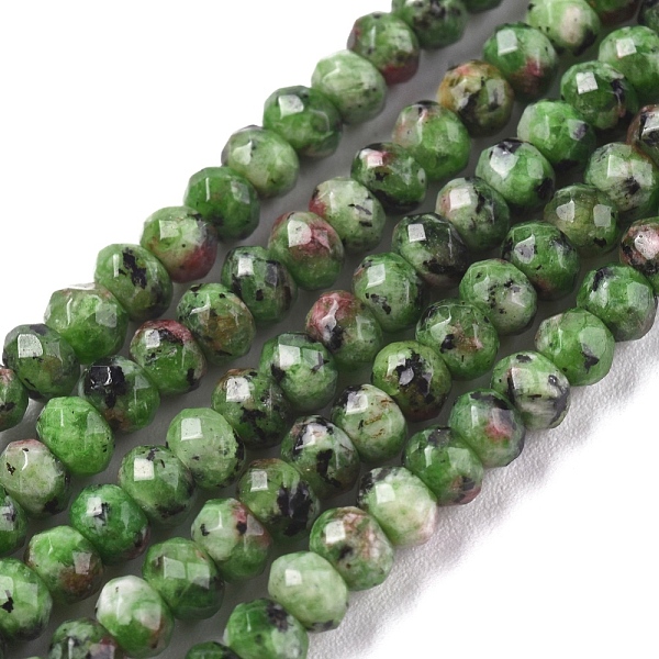 PandaHall Dyed Natural Malaysia Jade Rondelle Beads Strands, Faceted, Lime Green, 4x2~3mm, Hole: 1mm, about 115pcs/strand, 14 inch Malaysia...
PandaHall Dyed Natural Malaysia Jade Rondelle Beads Strands, Faceted, Lime Green, 4x2~3mm, Hole: 1mm, about 115pcs/strand, 14 inch Malaysia...