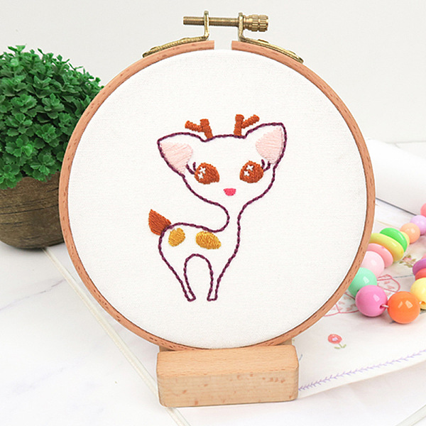PandaHall DIY Display Decoration Embroidery Kit, including Embroidery Needles & Thread & Fabric, Plastic Embroidery Hoop, Deer Pattern...
PandaHall DIY Display Decoration Embroidery Kit, including Embroidery Needles & Thread & Fabric, Plastic Embroidery Hoop, Deer Pattern...