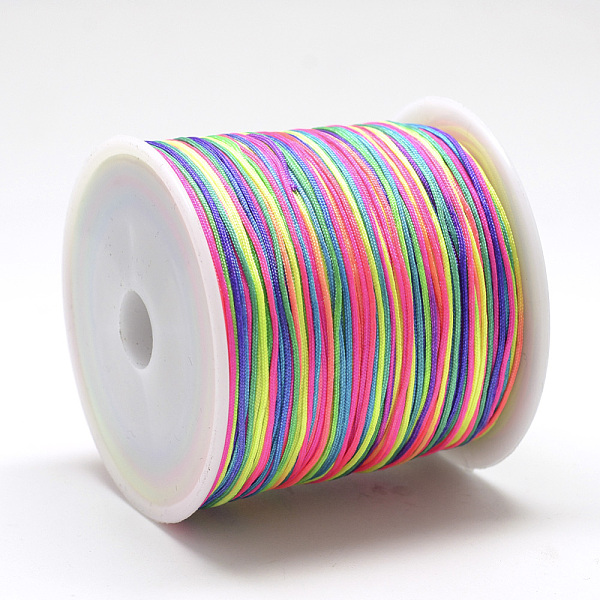 PandaHall Nylon Thread, Chinese Knotting Cord, Colorful, 0.8mm, about 109.36 yards(100m)/roll Nylon
PandaHall Nylon Thread, Chinese Knotting Cord, Colorful, 0.8mm, about 109.36 yards(100m)/roll Nylon