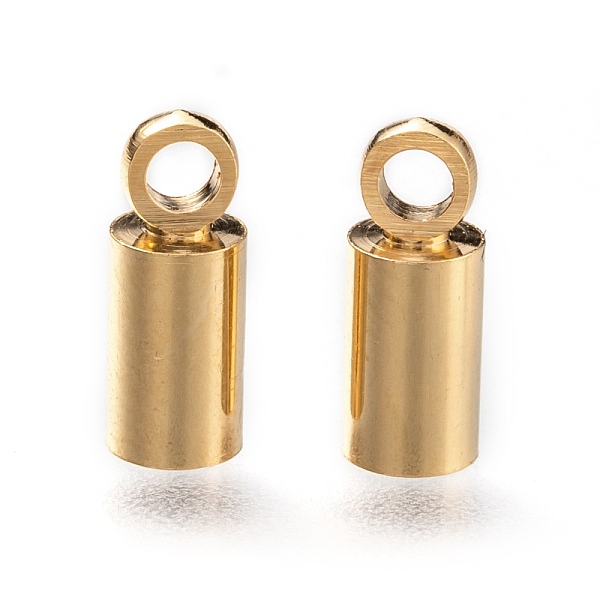 PandaHall Brass Cord Ends, End Caps, Long-Lasting Plated, Column, Real 24K Gold Plated, 9x3.5mm, Hole: 1.5mm, Inner Diameter: 3mm Brass
PandaHall Brass Cord Ends, End Caps, Long-Lasting Plated, Column, Real 24K Gold Plated, 9x3.5mm, Hole: 1.5mm, Inner Diameter: 3mm Brass