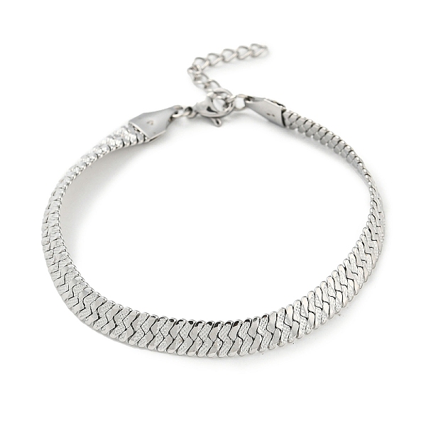 PandaHall 304 Stainless Steel Herringbone Chain Bracelet, Stainless Steel Color, 8-5/8 inch(22cm) 304 Stainless Steel
PandaHall 304 Stainless Steel Herringbone Chain Bracelet, Stainless Steel Color, 8-5/8 inch(22cm) 304 Stainless Steel