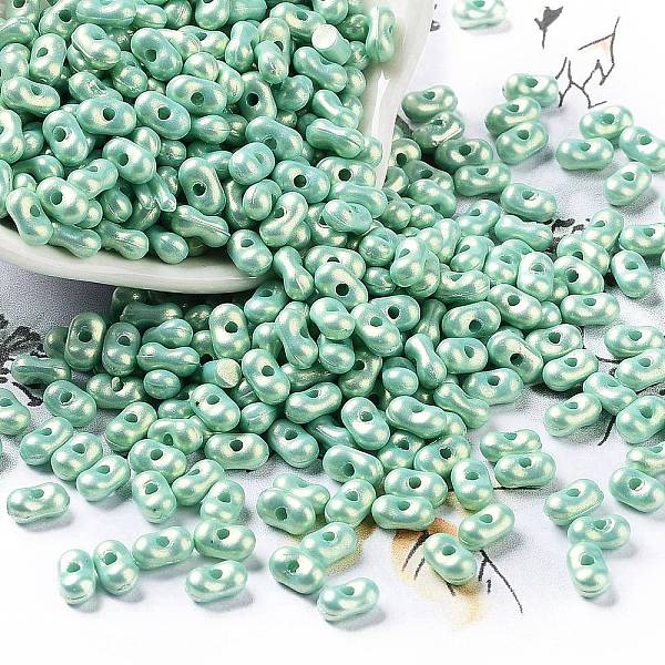 PandaHall Spray Painted Opaque Acrylic Beads, Peanut, Aquamarine, 6.5x4x3mm, Hole: 1.2mm, about 10000pcs/500g Acrylic Peanut Green
PandaHall Spray Painted Opaque Acrylic Beads, Peanut, Aquamarine, 6.5x4x3mm, Hole: 1.2mm, about 10000pcs/500g Acrylic Peanut Green