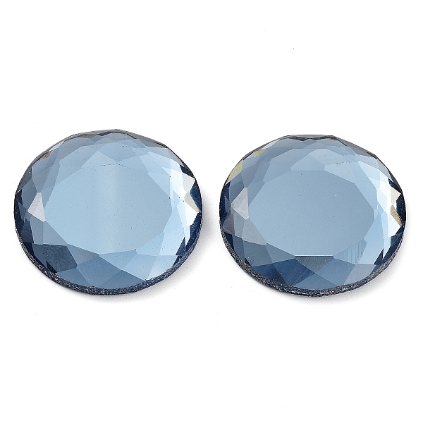 PandaHall Glass Cabochons, Flat Back & Back Plated, Faceted, Half Round, Light Steel Blue, 25x4.5mm Glass Half Round
PandaHall Glass Cabochons, Flat Back & Back Plated, Faceted, Half Round, Light Steel Blue, 25x4.5mm Glass Half Round