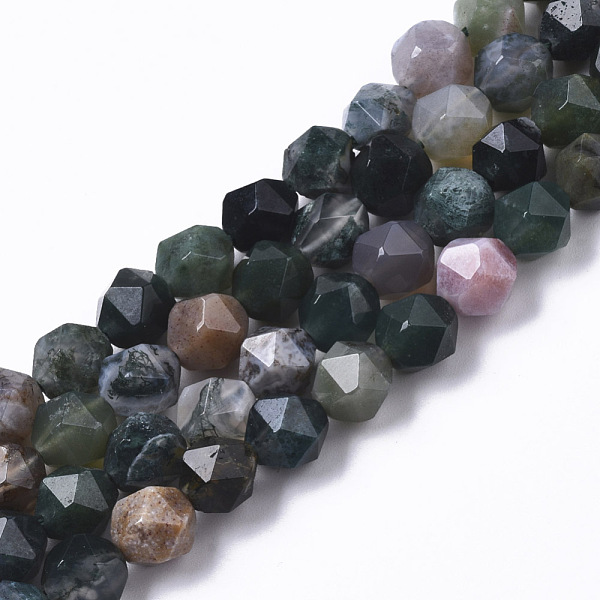 PandaHall Natural Indian Agate Beads Strands, Star Cut Round Beads, Faceted, 8mm, Hole: 1.2mm, about 46pcs/strand, 15.16 inch(38.5cm) Indian...
PandaHall Natural Indian Agate Beads Strands, Star Cut Round Beads, Faceted, 8mm, Hole: 1.2mm, about 46pcs/strand, 15.16 inch(38.5cm) Indian...