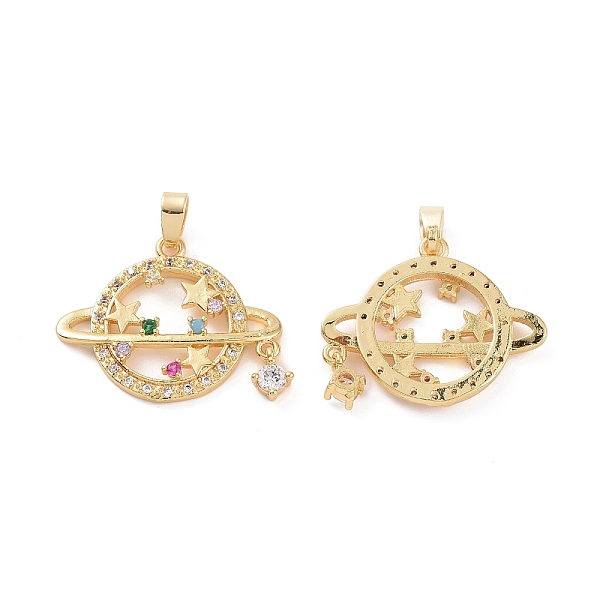 PandaHall Brass Micro Pave Colorful Cubic Zirconia Pendants, Plant Charms, Real 18K Gold Plated, 19x23.5x3mm, Hole: 2.8x5mm Brass+Cubic...
PandaHall Brass Micro Pave Colorful Cubic Zirconia Pendants, Plant Charms, Real 18K Gold Plated, 19x23.5x3mm, Hole: 2.8x5mm Brass+Cubic...